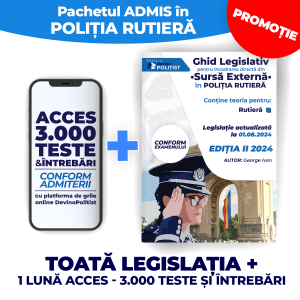 #9 – Pachetul ADMIS în Poliția Română (Rutieră)! +