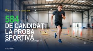 Admitere SNPP Târgu Ocna – candidați la proba sportivă, sesiunea a II-a 2026