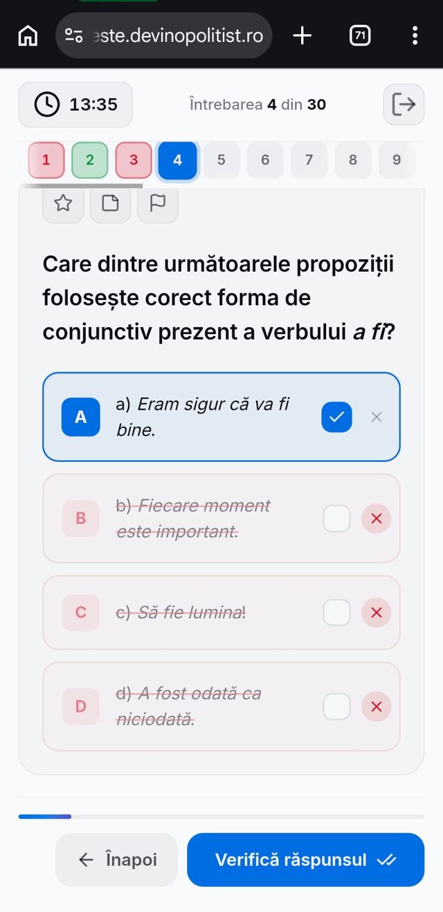 Grilă Limba română