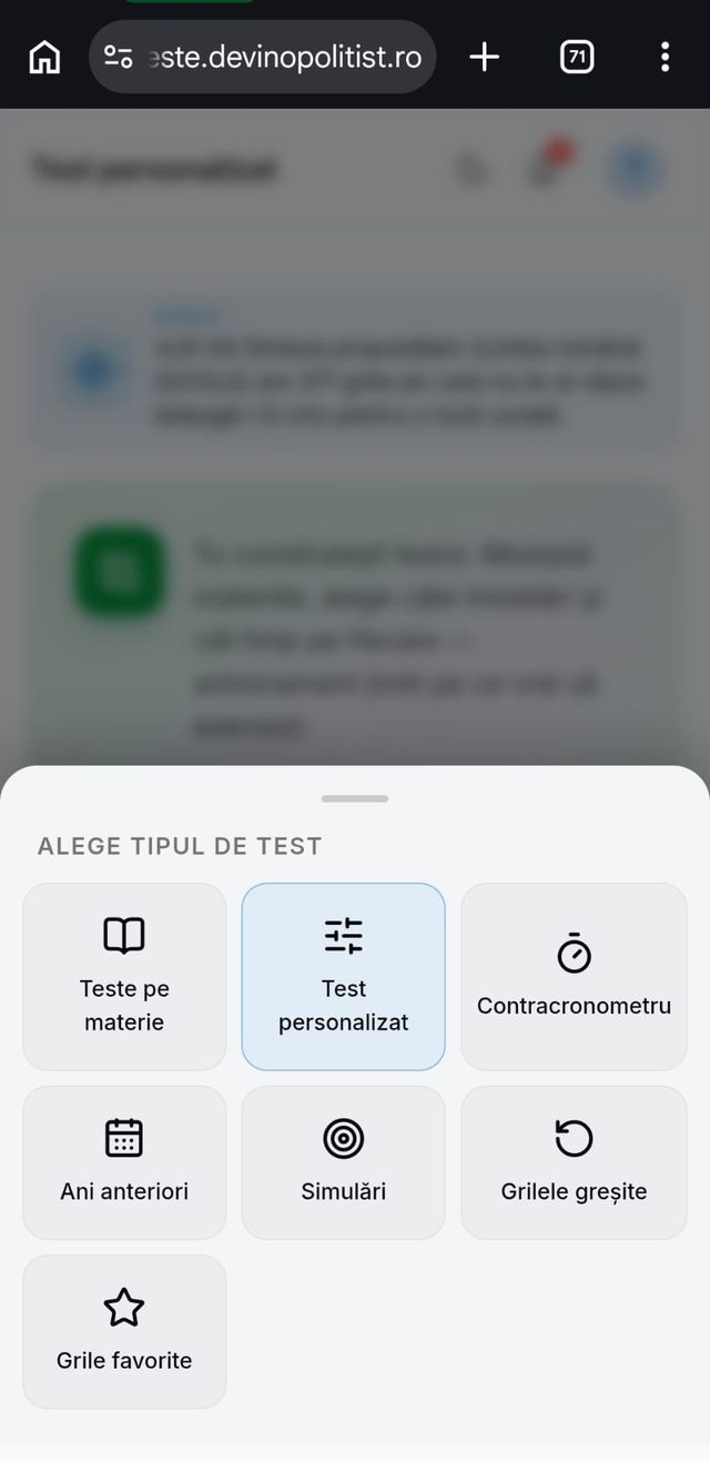 Tipuri de test